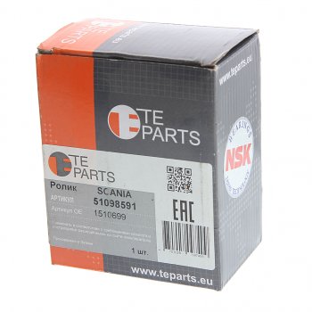 1 499 р. Ролик приводного ремня SCANIA P,R series натяжителя (ролик пластик) TE PARTS TE PARTS 51098591 TE PARTS 51098591  с доставкой в г. Пермь. Увеличить фотографию 3