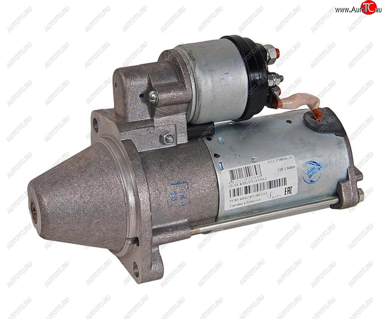 9 999 р. Стартер МТЗ-320 дв.ММЗ редукторный 12V 1.6кВт z=9 БАТЭ БАТЭ 5112.3708000-10  с доставкой в г. Пермь
