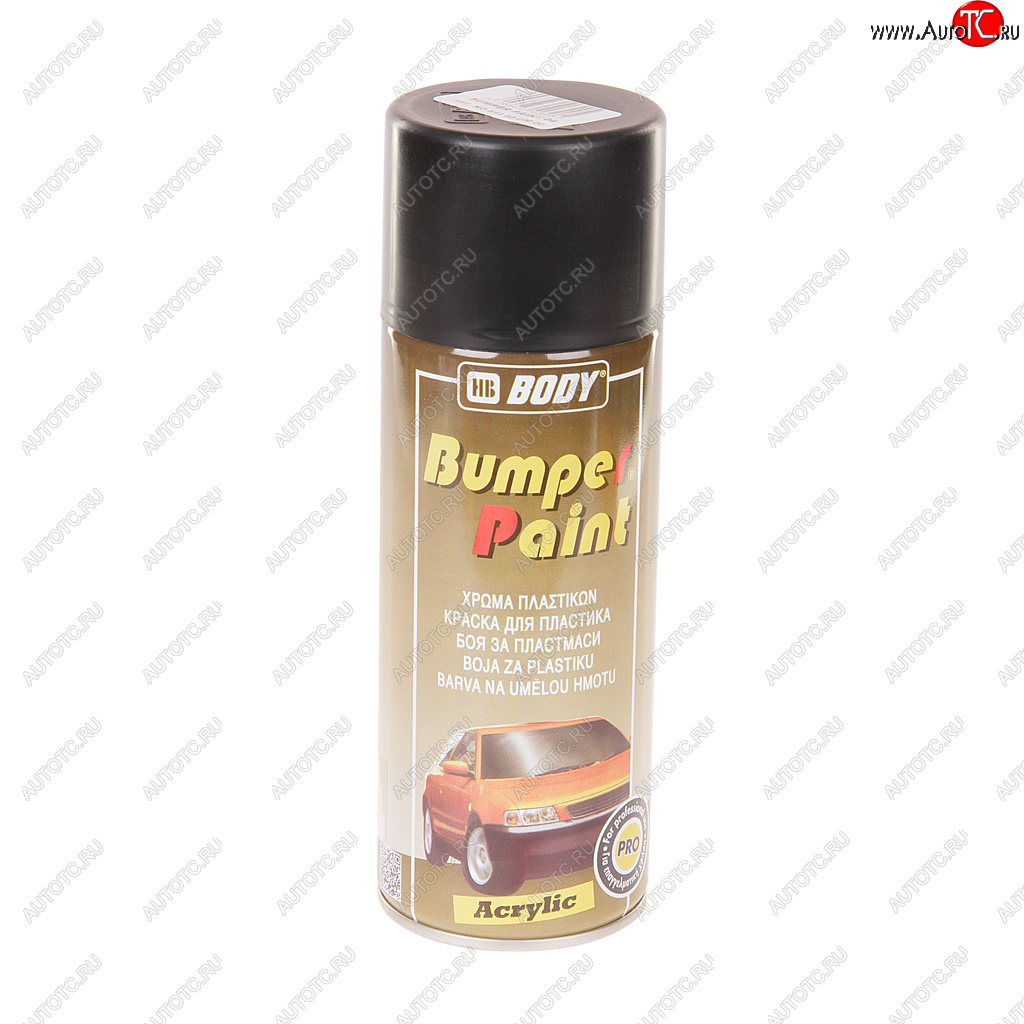 1 019 р. Краска для бамперов черная аэрозоль Bumper Paint 400мл BODY BODY 5130200000  с доставкой в г. Пермь