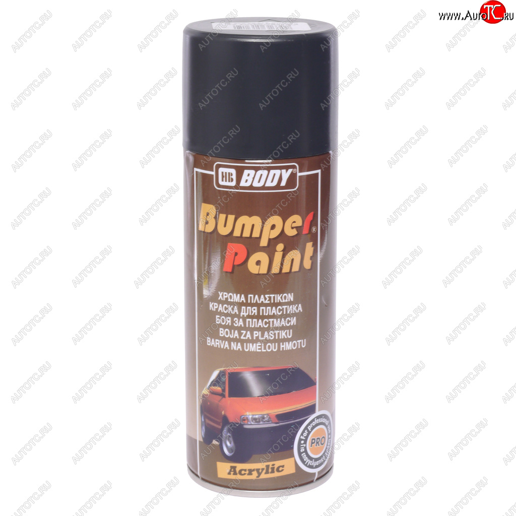 979 р. Краска для бамперов серая темная аэрозоль Bumper Paint 400мл BODY BODY 5130203000  с доставкой в г. Пермь