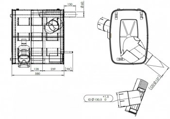 38 899 р. Глушитель MERCEDES Actros E-line DINEX DINEX 51307  с доставкой в г. Пермь. Увеличить фотографию 2