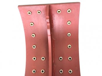 7 499 р. Колодки тормозные ЛИАЗ-5256 (2шт.) комплект на колесо BRAKE BLOCKS BRAKE BLOCKS 5256-3501092  с доставкой в г. Пермь. Увеличить фотографию 3