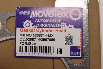 1 779 р. Прокладка головки блока КАМАЗ-6520-19 дв.CUMMINS ISLe MOVELEX MOVELEX 52687143967059  с доставкой в г. Пермь. Увеличить фотографию 5