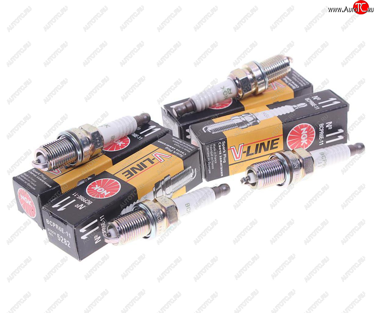 299 р. Свеча зажигания ВАЗ-2112 V-LINE №11 (1шт.) NGK NGK 5282  с доставкой в г. Пермь