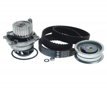 9 349 р. Комплект ГРМ VW AUDI A3 (96-13),A4 (94-08) SKODA Octavia (97-) (с помпой для 1.6) INA INA 530017131  с доставкой в г. Пермь. Увеличить фотографию 1