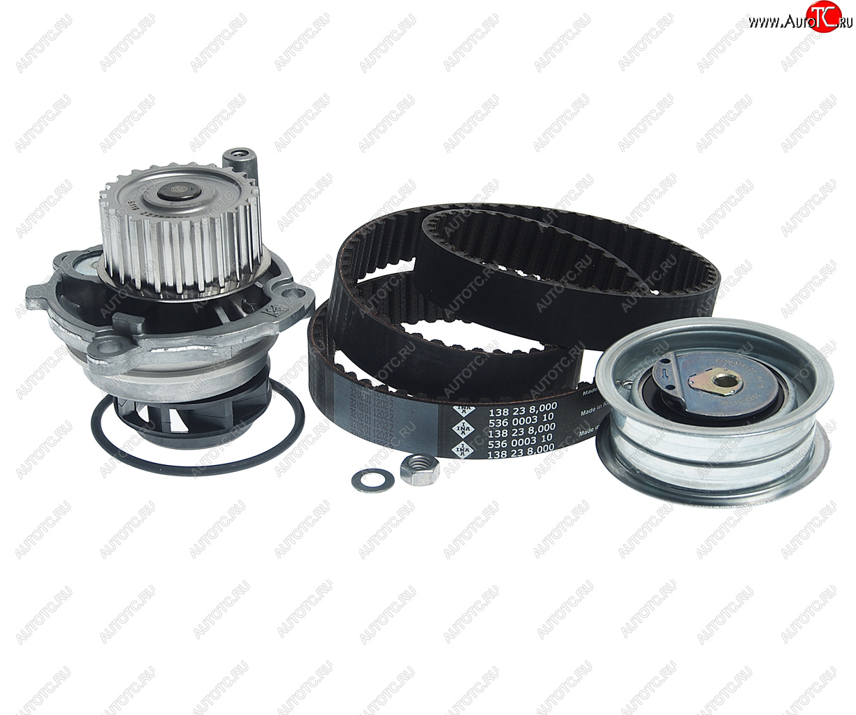 9 349 р. Комплект ГРМ VW AUDI A3 (96-13),A4 (94-08) SKODA Octavia (97-) (с помпой для 1.6) INA INA 530017131  с доставкой в г. Пермь
