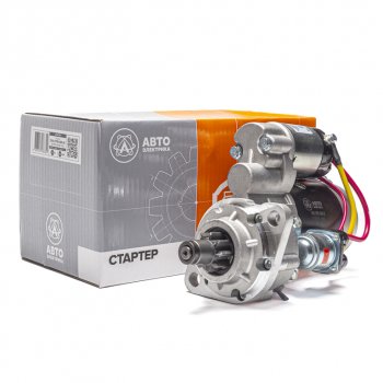 11 549 р. Стартер ЯМЗ-534 ГАЗон Next 12V 3.54.9 кВт AZF 4383 с доп.реле AVTOELECTRICA AVTOELECTRICA 5343.3708-02m ае  с доставкой в г. Пермь. Увеличить фотографию 1