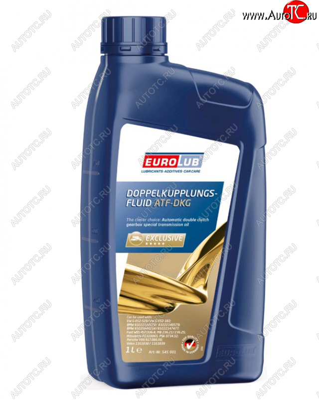 1 989 р. Масло трансмиссионное ATF DOPPELKUPPLUNGS FLUID 1л EUROLUB EUROLUB 545001  с доставкой в г. Пермь