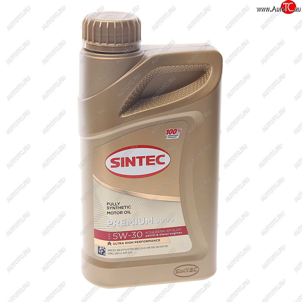 859 р. Масло моторное PREMIUM 9000 A3B4 5W30 синт.1л SINTEC SINTEC 600102  с доставкой в г. Пермь