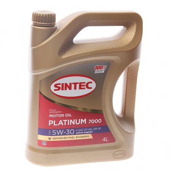 2 079 р. Масло моторное Platinum 7000 GF-6A 5W30 синт.4л SINTEC SINTEC 600153  с доставкой в г. Пермь. Увеличить фотографию 1