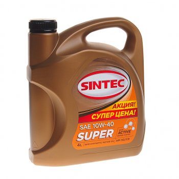 1 059 р. Масло моторное Super 3000 SGCD 10W40 псинт.4л SINTEC SINTEC 600240  с доставкой в г. Пермь. Увеличить фотографию 1
