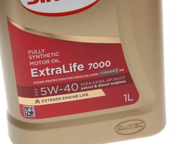 699 р. Масло моторное ExtraLife 7000 A3B4 5W40 синт.1л SINTEC SINTEC 600253  с доставкой в г. Пермь. Увеличить фотографию 2