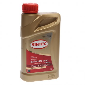 699 р. Масло моторное ExtraLife 7000 A3B4 5W40 синт.1л SINTEC SINTEC 600253  с доставкой в г. Пермь. Увеличить фотографию 1