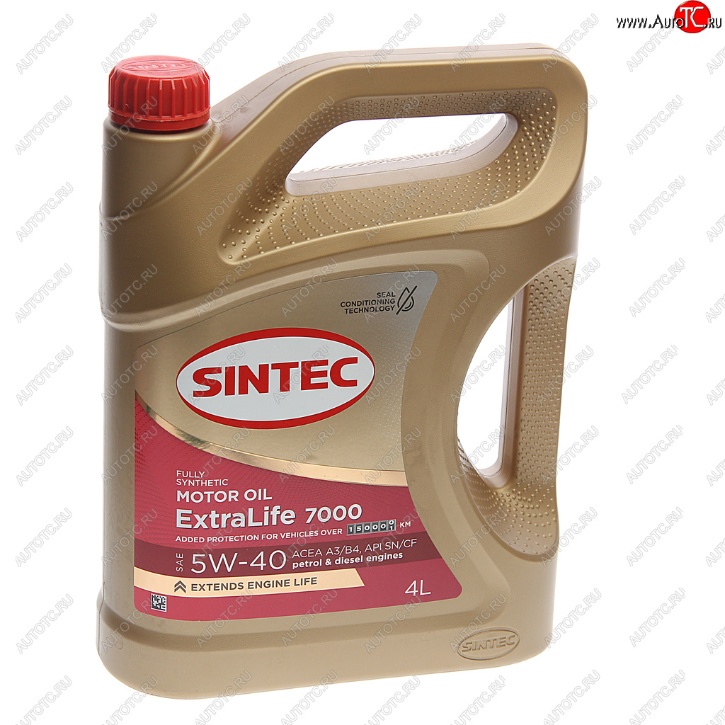 2 179 р. Масло моторное ExtraLife 7000 A3B4 5W40 синт.4л SINTEC SINTEC 600254  с доставкой в г. Пермь