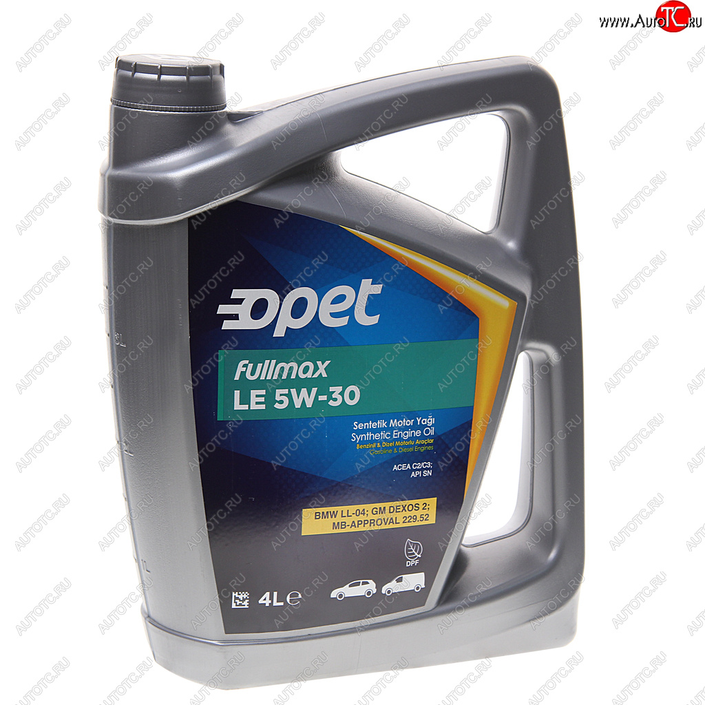 3 099 р. Масло моторное FULLMAX LE 5W30 синт.4л OPET OPET 601215063  с доставкой в г. Пермь