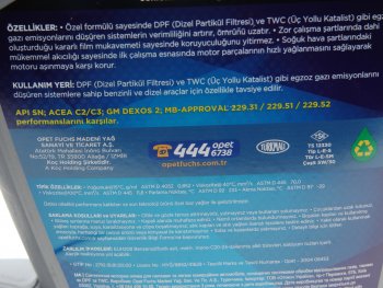 4 099 р. Масло моторное FULLLIFE DPF  5W30 синт.5л OPET OPET 601370977  с доставкой в г. Пермь. Увеличить фотографию 2