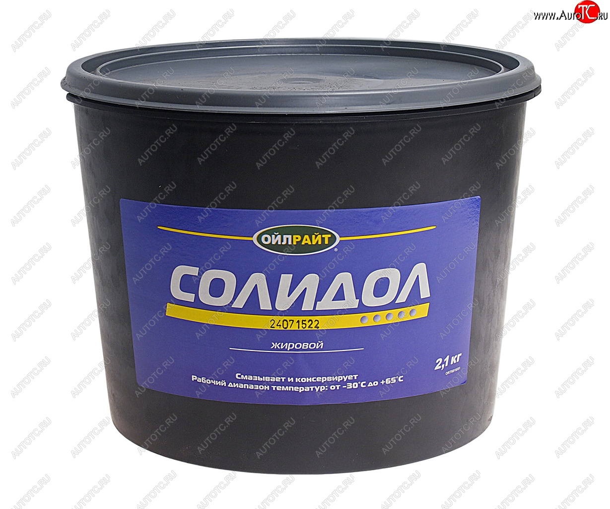 479 р. Смазка СОЛИДОЛ Жировой 2кг OIL RIGHT OIL RIGHT 6016  с доставкой в г. Пермь