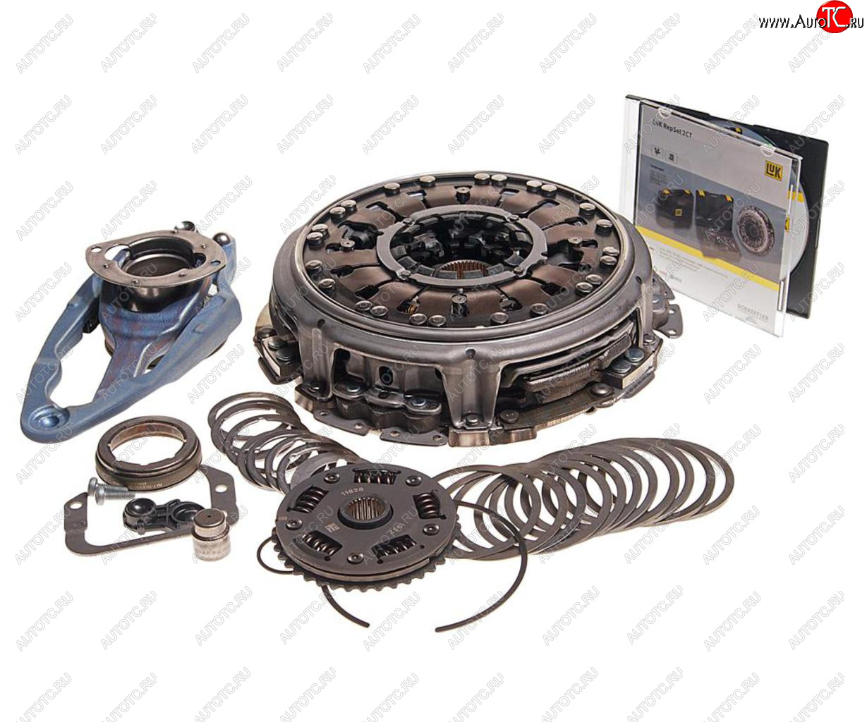 61 999 р. Сцепление VW Passat B6,B7,Golf 5,6 AUDI A3 SKODA (1.2-1.8 TFSI) (DSG) комплект LUK LUK 602000100  с доставкой в г. Пермь