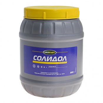 214 р. Смазка СОЛИДОЛ Жировой 800г OIL RIGHT OIL RIGHT 6021  с доставкой в г. Пермь. Увеличить фотографию 1