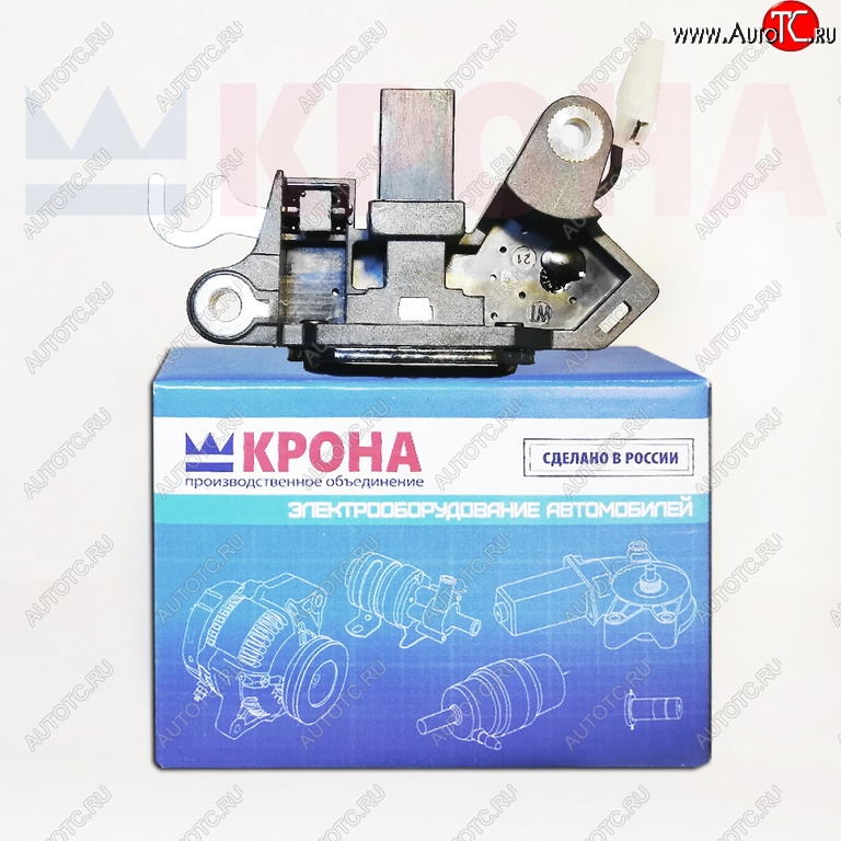 1 259 р. Щеткодержатель ВАЗ-1118 генератора 9402.3701-06 в сборе КРОНА КРОНА 602.3701 КРОНА 602.3701  с доставкой в г. Пермь