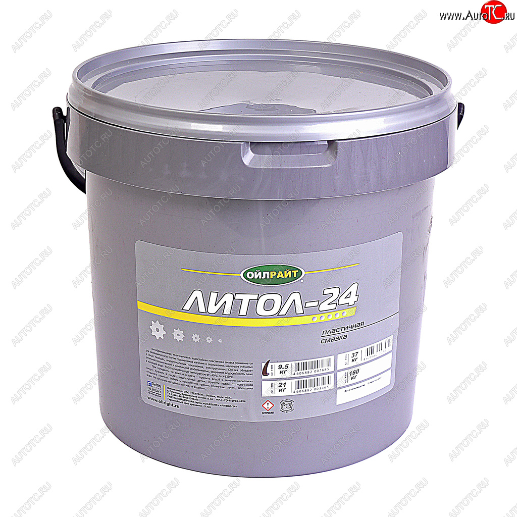 3 299 р. Смазка ЛИТОЛ-24 9.5кг OIL RIGHT OIL RIGHT 6050  с доставкой в г. Пермь