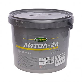 1 869 р. Смазка ЛИТОЛ-24 5кг OIL RIGHT OIL RIGHT 6051  с доставкой в г. Пермь. Увеличить фотографию 1