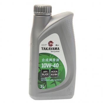 769 р. Масло моторное API SLCF 10W40 псинт.1л TAKAYAMA TAKAYAMA 605525  с доставкой в г. Пермь. Увеличить фотографию 1