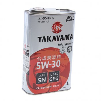 889 р. Масло моторное Adaptec SNGF-5 5W30 синт.1л TAKAYAMA TAKAYAMA 605584  с доставкой в г. Пермь. Увеличить фотографию 1