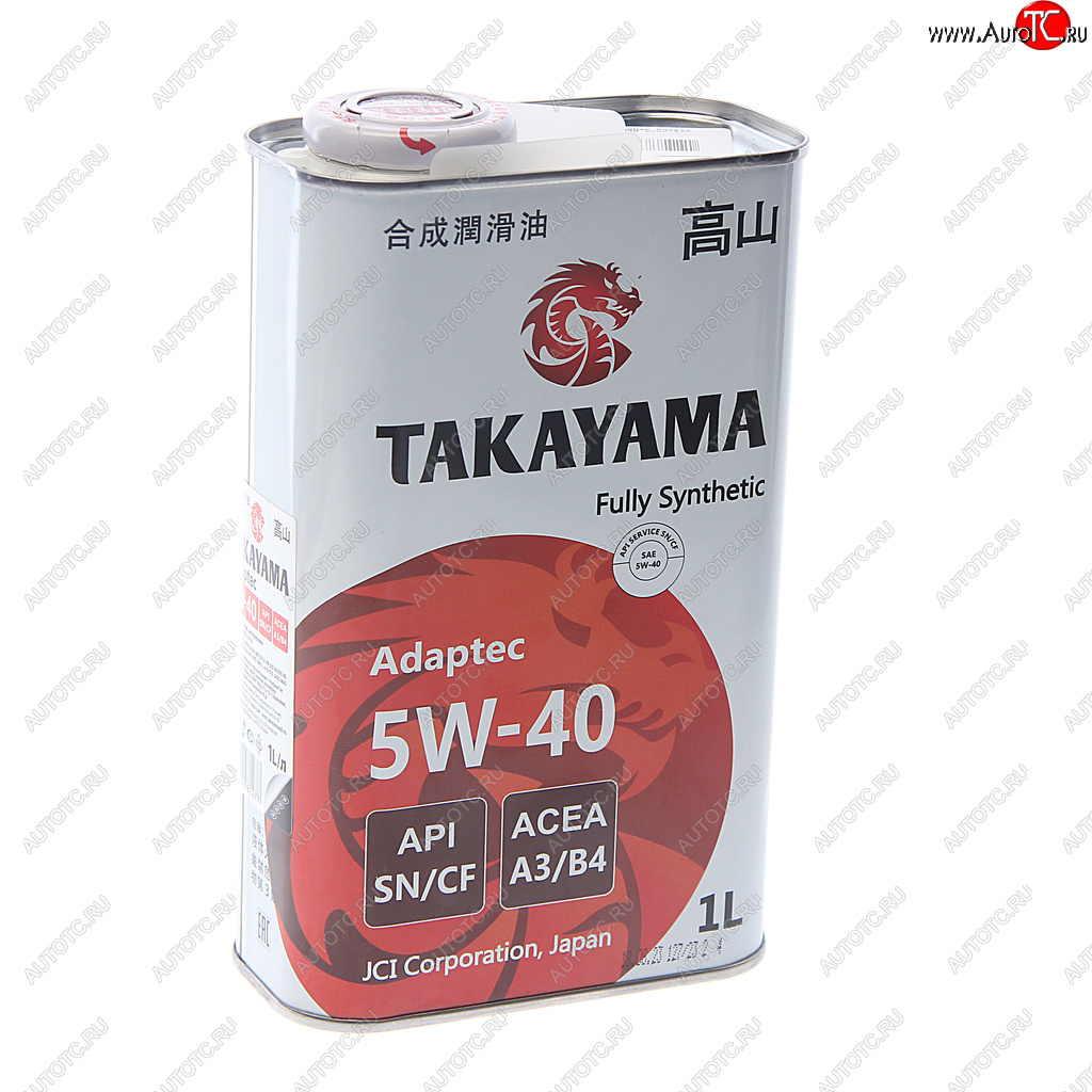 939 р. Масло моторное Adaptec SNCF 5W40 синт.1л TAKAYAMA TAKAYAMA 605586  с доставкой в г. Пермь