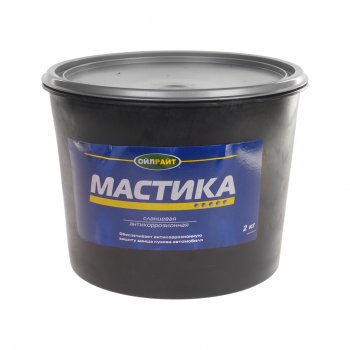 489 р. Антикор для наружных поверхностей мастика сланцевая 2кг OIL RIGHT OIL RIGHT 6100  с доставкой в г. Пермь. Увеличить фотографию 1