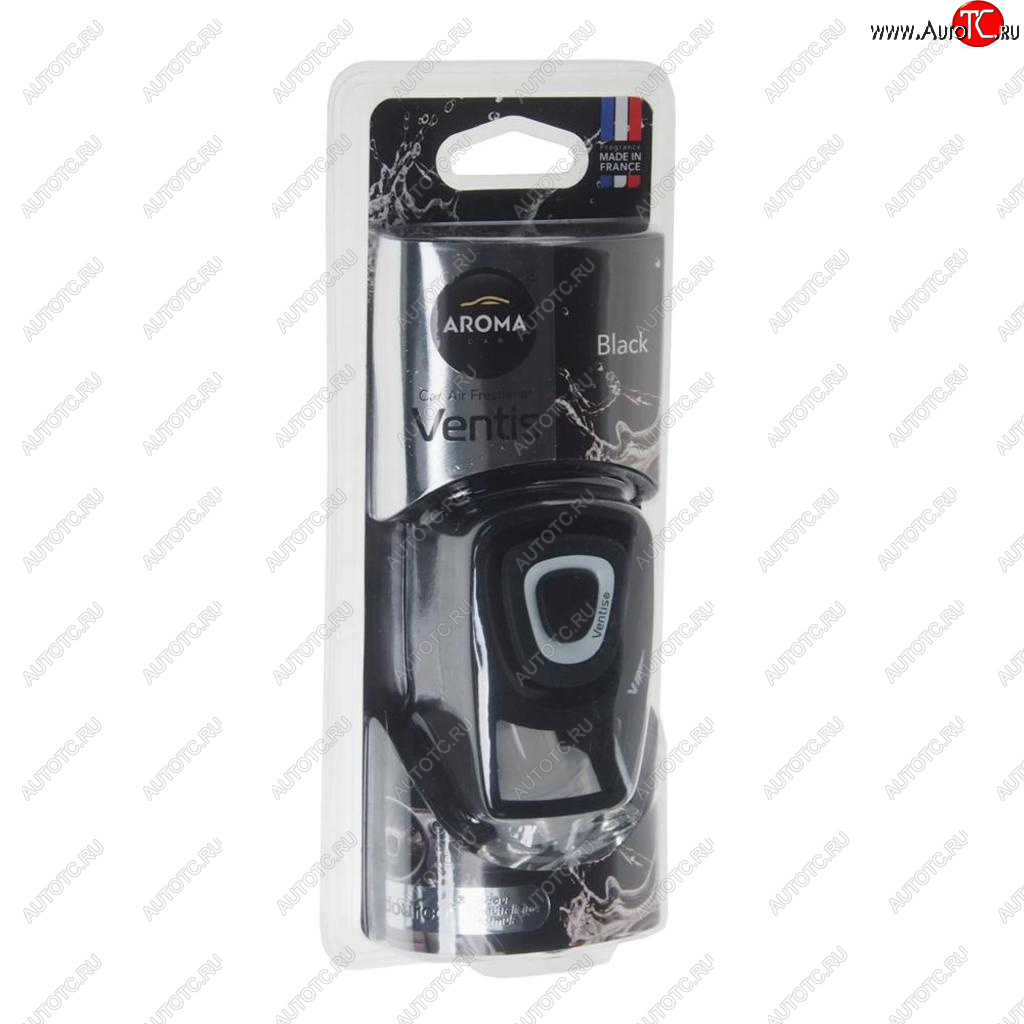 499 р. Ароматизатор на дефлектор жидкостной (блэк) 8мл Ventis AROMA CAR AROMA CAR 63104 AROMA CAR 63104  с доставкой в г. Пермь