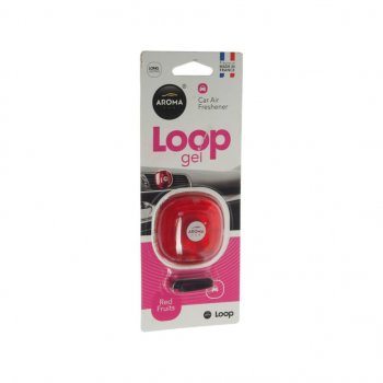 299 р. Ароматизатор на дефлектор гелевый (красные фрукты) Loop AROMA CAR AROMA CAR 63115  с доставкой в г. Пермь. Увеличить фотографию 1