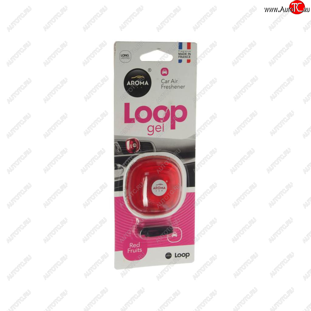 299 р. Ароматизатор на дефлектор гелевый (красные фрукты) Loop AROMA CAR AROMA CAR 63115  с доставкой в г. Пермь