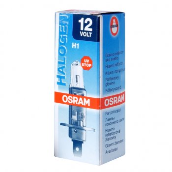 168 р. Лампа 12V H1 55W P14.5s OSRAM OSRAM 64150  с доставкой в г. Пермь. Увеличить фотографию 1