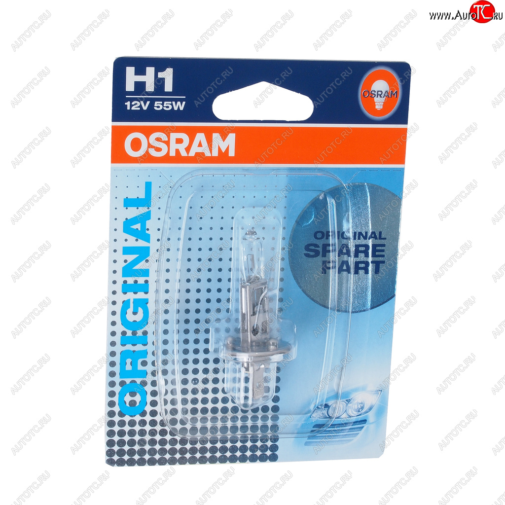 253 р. Лампа 12V H1 55W P14.5s блистер (1шт.) OSRAM OSRAM 64150-01b  с доставкой в г. Пермь