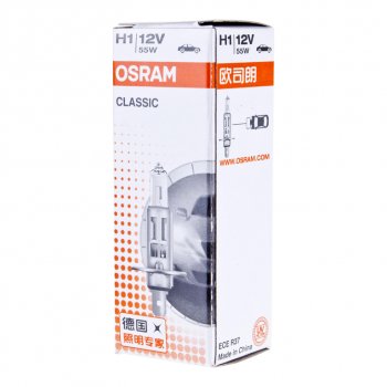 139 р. Лампа 12V H1 55W P14.5s OSRAM OSRAM 64150clc  с доставкой в г. Пермь. Увеличить фотографию 3