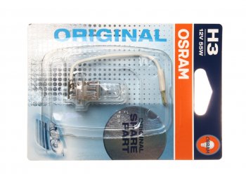 277 р. Лампа 12V H3 55W PK22s блистер (1шт.) OSRAM OSRAM 64151-01b  с доставкой в г. Пермь. Увеличить фотографию 1