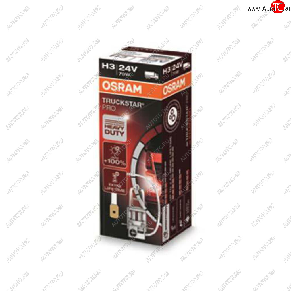 469 р. Лампа 24V H3 70W PK22s +100% Truckstar Pro OSRAM OSRAM 64156tsp  с доставкой в г. Пермь