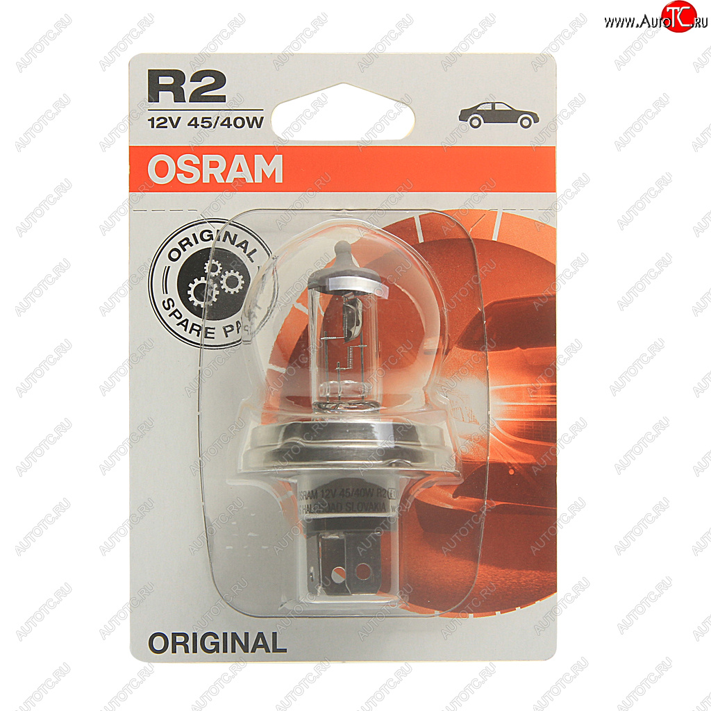 459 р. Лампа 12V R2 4540W P45t-41 блистер (1шт.) OSRAM OSRAM 64183-01b  с доставкой в г. Пермь