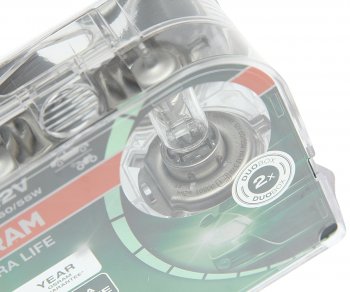 1 069 р. Лампа 12V H4 6055W P43t бокс (2шт.) Ultra Life OSRAM OSRAM 64193ult-hcb  с доставкой в г. Пермь. Увеличить фотографию 2