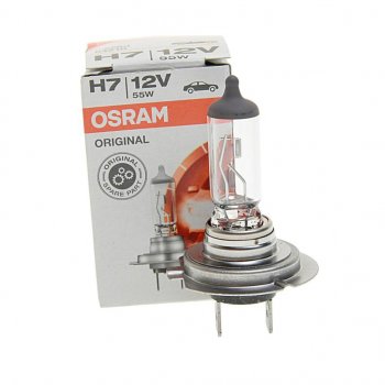 266 р. Лампа 12V H7 55W PX26d OSRAM OSRAM 64210  с доставкой в г. Пермь. Увеличить фотографию 1