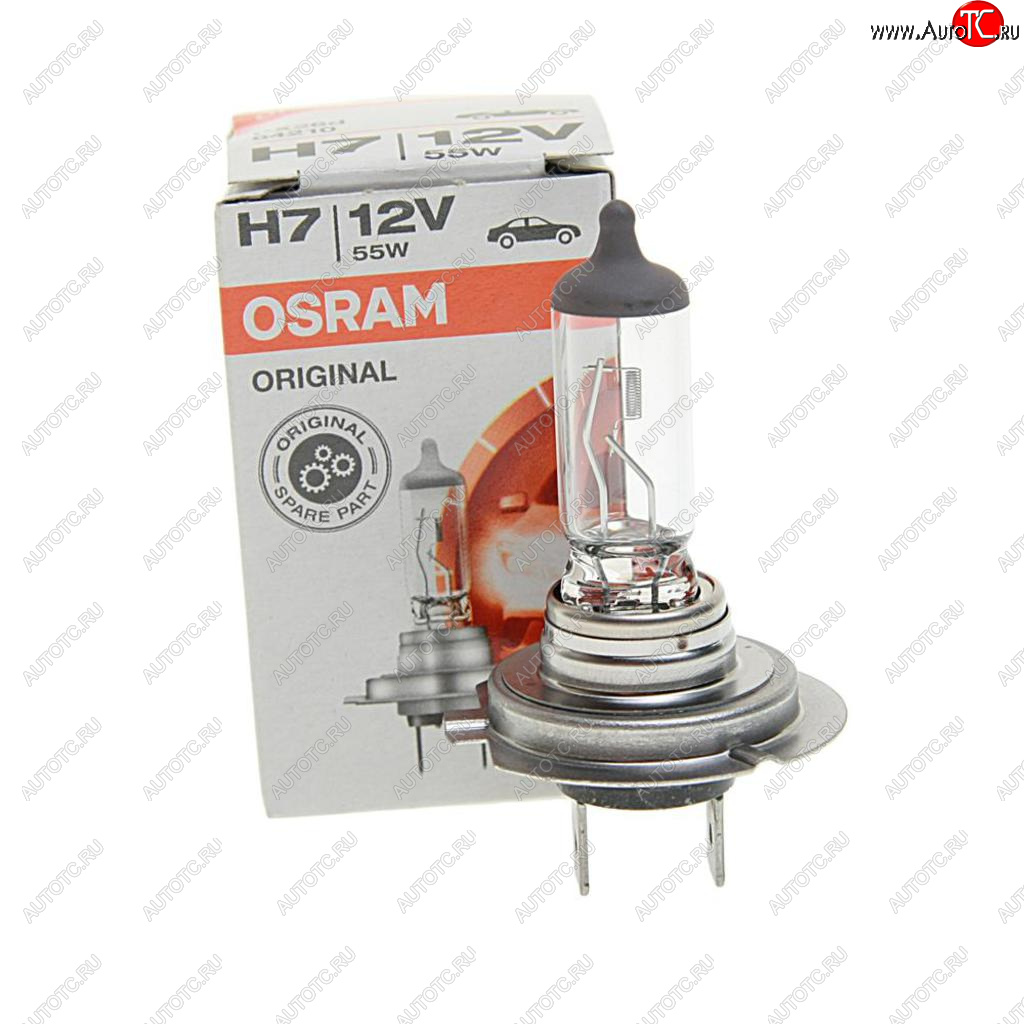 266 р. Лампа 12V H7 55W PX26d OSRAM OSRAM 64210  с доставкой в г. Пермь