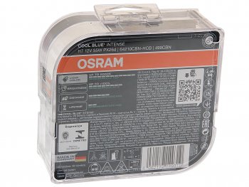 1 899 р. Лампа 12V H7 55W PX26d +100% 5000K евробокс (2шт.) Cool Blue Intense NextGen OSRAM OSRAM 64210cbn2(euro)  с доставкой в г. Пермь. Увеличить фотографию 2