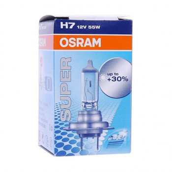 459 р. Лампа 12V H7 55W PX26d +30% Super OSRAM OSRAM 64210sup  с доставкой в г. Пермь. Увеличить фотографию 2