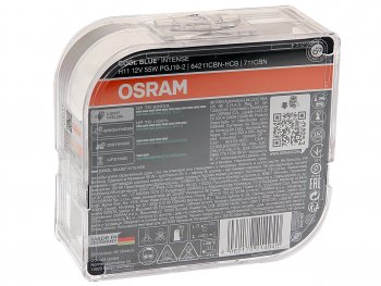 3 989 р. Лампа 12V H11 55W PGJ19-2 +100% 5000K евробокс (2шт.) Cool Blue Intense NextGen OSRAM OSRAM 64211cbn2(euro)  с доставкой в г. Пермь. Увеличить фотографию 2