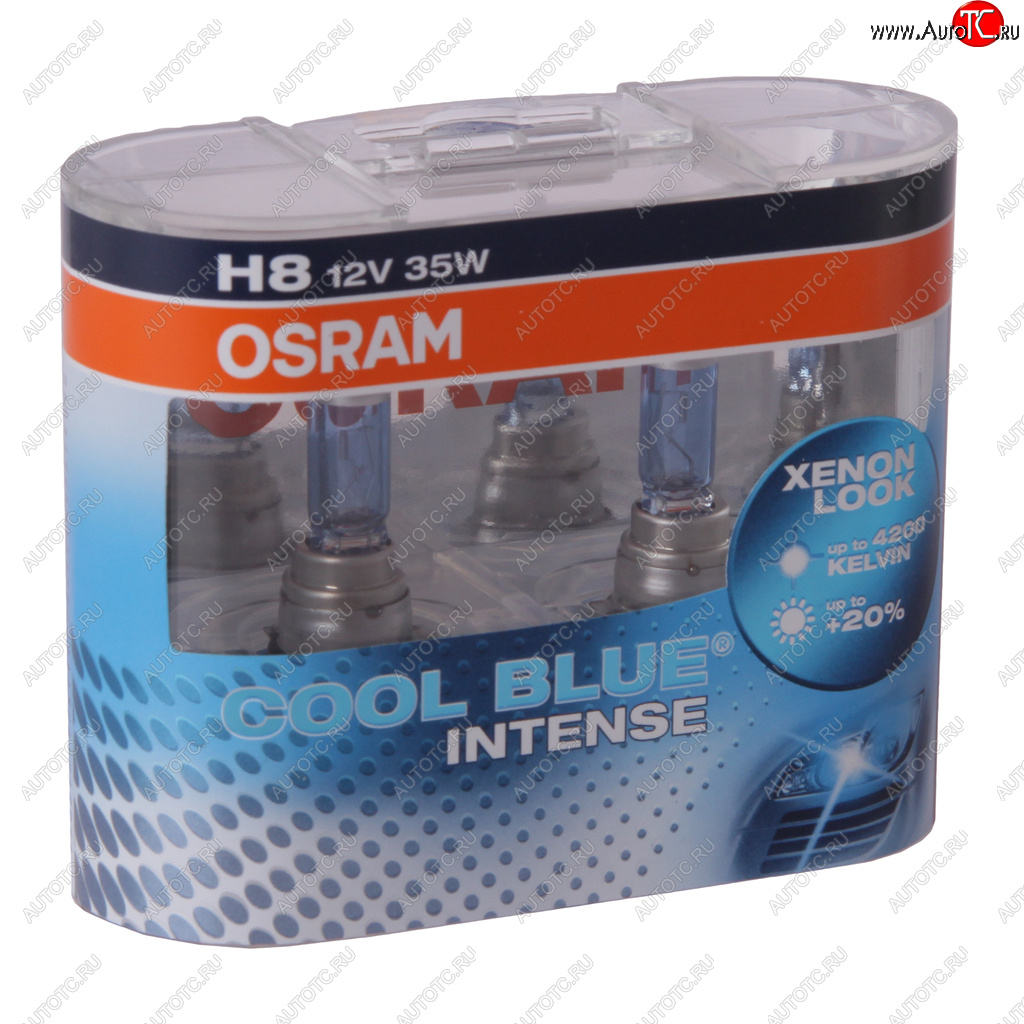 3 289 р. Лампа 12V H8 35W PGJ19-1 бокс (2шт.) Cool Blue Intense OSRAM OSRAM 64212cbi-hcb  с доставкой в г. Пермь