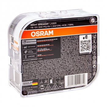 5 399 р. Лампа 12V H8 35W PGJ19-1 +150% 3900K бокс (2шт.) Night Breaker Laser OSRAM OSRAM 64212nl2(euro)  с доставкой в г. Пермь. Увеличить фотографию 2