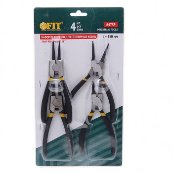 Съемник колец стопорных 150мм набор 4 предмета FIT FIT 64755 FIT 64755