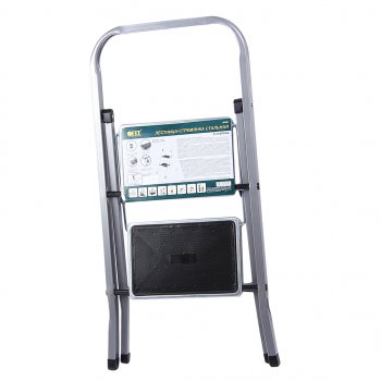 2 379 р. Лестница-стремянка 2 ступени стальная FIT FIT 65381 FIT 65381  с доставкой в г. Пермь. Увеличить фотографию 3