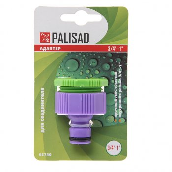 95 р. Адаптер 34 - 1 внутренняя резьба PALISAD PALISAD 65740  с доставкой в г. Пермь. Увеличить фотографию 1